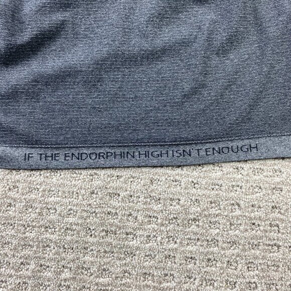 Lululemon Tank Top Shirt Men's Medium M Gray Performance Stretch Training Gym - Picture 9 of 10